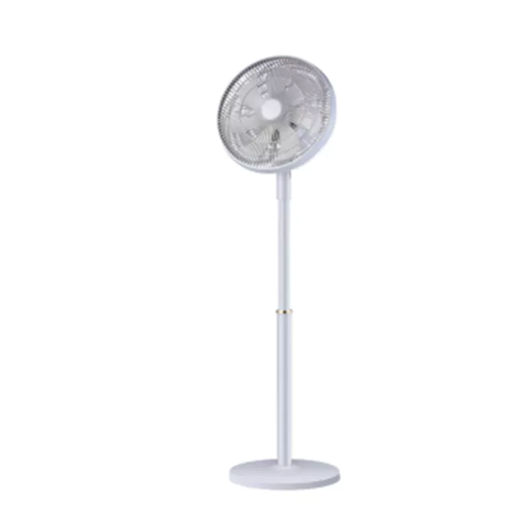 14-Inch Minimalist Pure White Mechanical Floor Fan