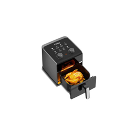 Dual-Knob Visible Air Fryer