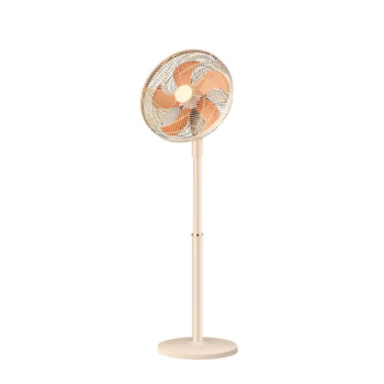 Home Simple Cream Style Floor Fan
